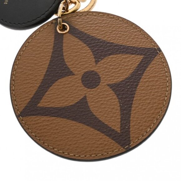 #61 - Louis Vuitton Monogram Giant Reverse Illustre Bag Charm Brown M69317 - Picture 4 of 9